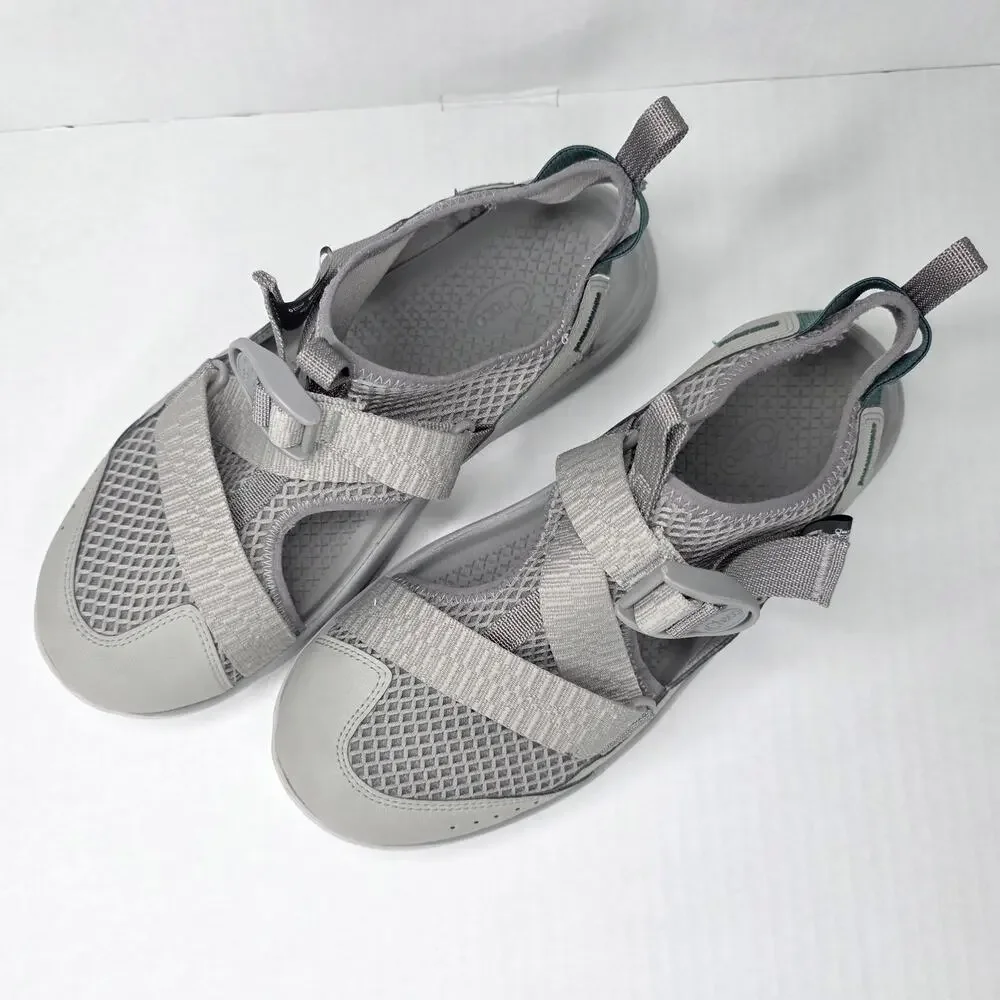 Chaco Odyssey Men 9 Gray Closed Toe Mesh Water Shoe Hiking Sandal Gorpcore Sport